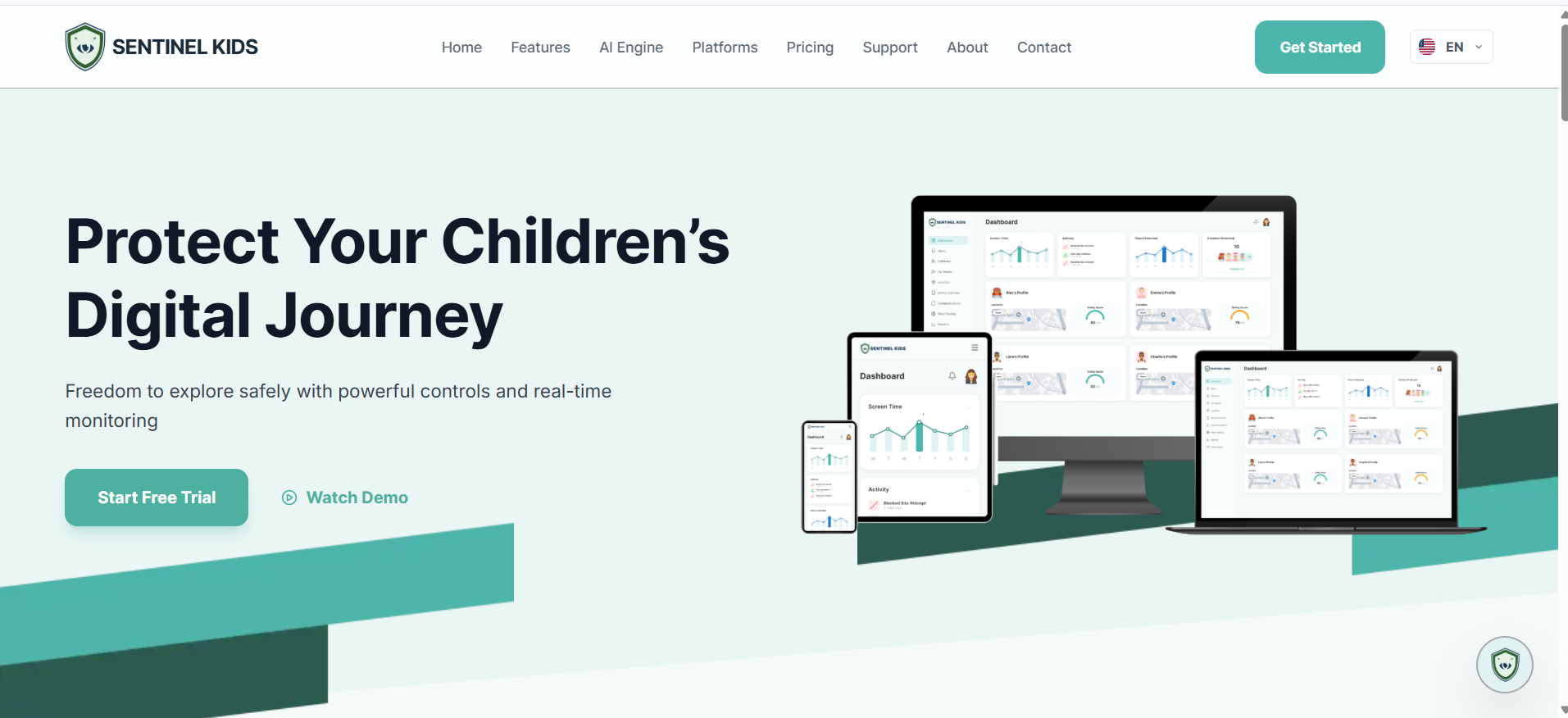 SentinelKids: Parent-Child Digital Safety & Device Management Platform